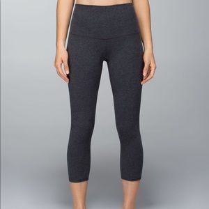Lululemon Wunder Unders Crops Cotton high rise